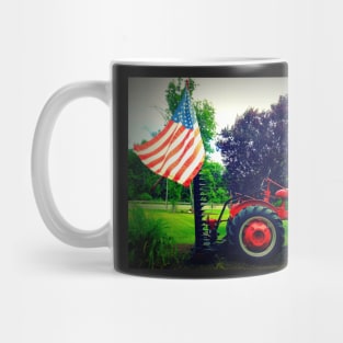 Farmall and Flag Mug